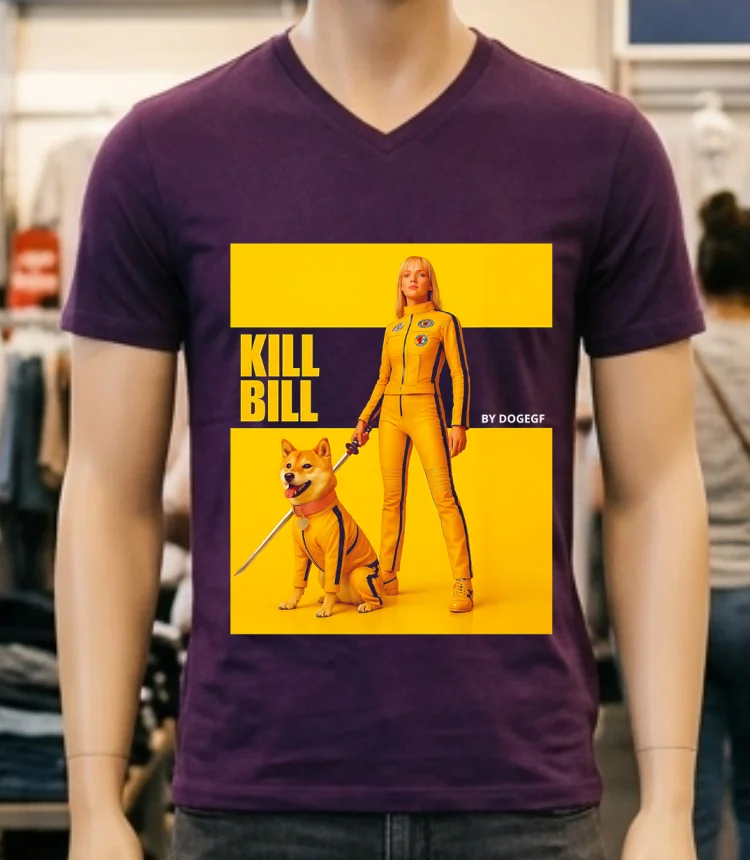 Kill Bill By Dogegf Shirt - purple-shirt Kill Bill By Dogegf Shirt Purple Shirt