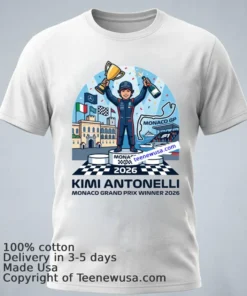 Kimi Antonelli Wins The 2026 Monaco Grand Prix T Shirt