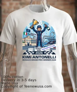Kimi Antonelli Wins The 2026 Monaco Grand Prix T Shirt