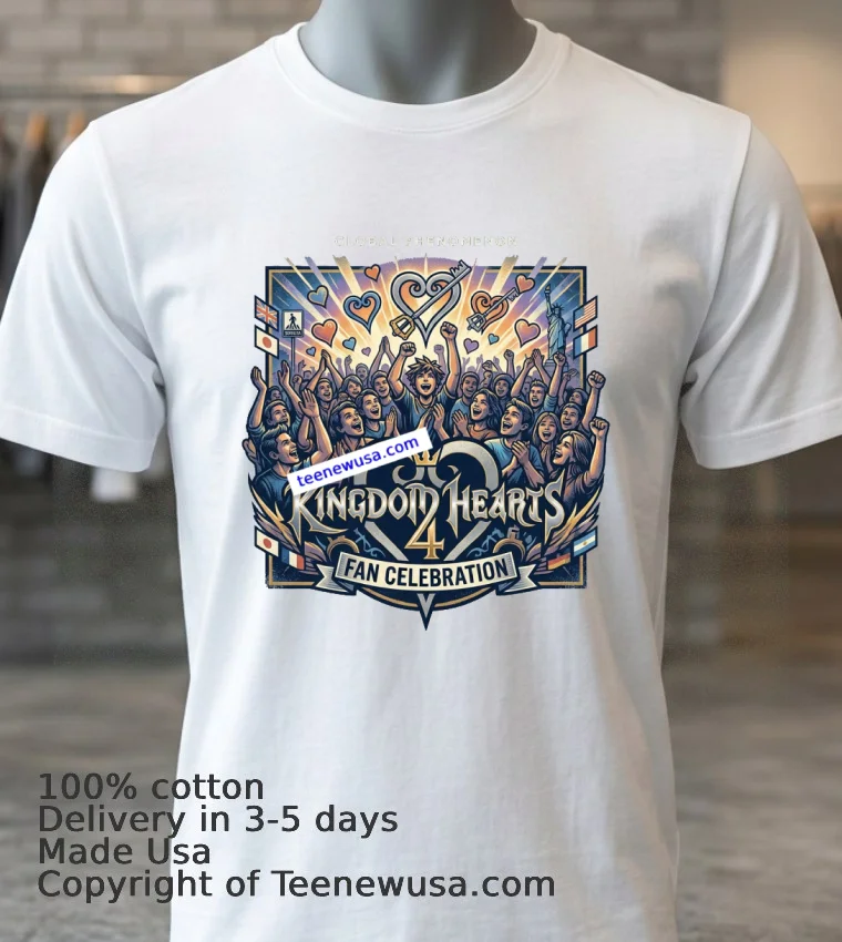 Kingdom Hearts 4 T Shirt White T Shirt 3