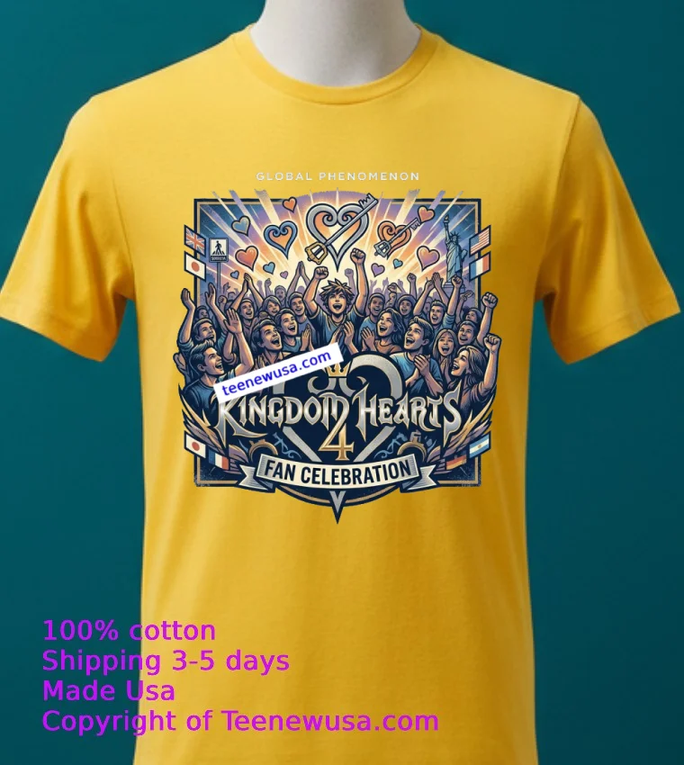 Kingdom Hearts 4 T Shirt - yellow-t-shirt 2 Kingdom Hearts 4 T Shirt Yellow T Shirt 2