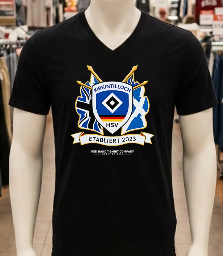 Kirkintilloch Hsv Etabliert 2023 Logo Shirt - balck-shirt Kirkintilloch Hsv Etabliert 2023 Logo Shirt Balck Shirt
