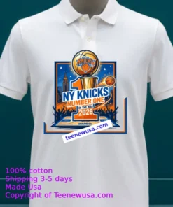 Knicks Number 1 Official 2026 Nba Champions T Shirt White T Shirt 23