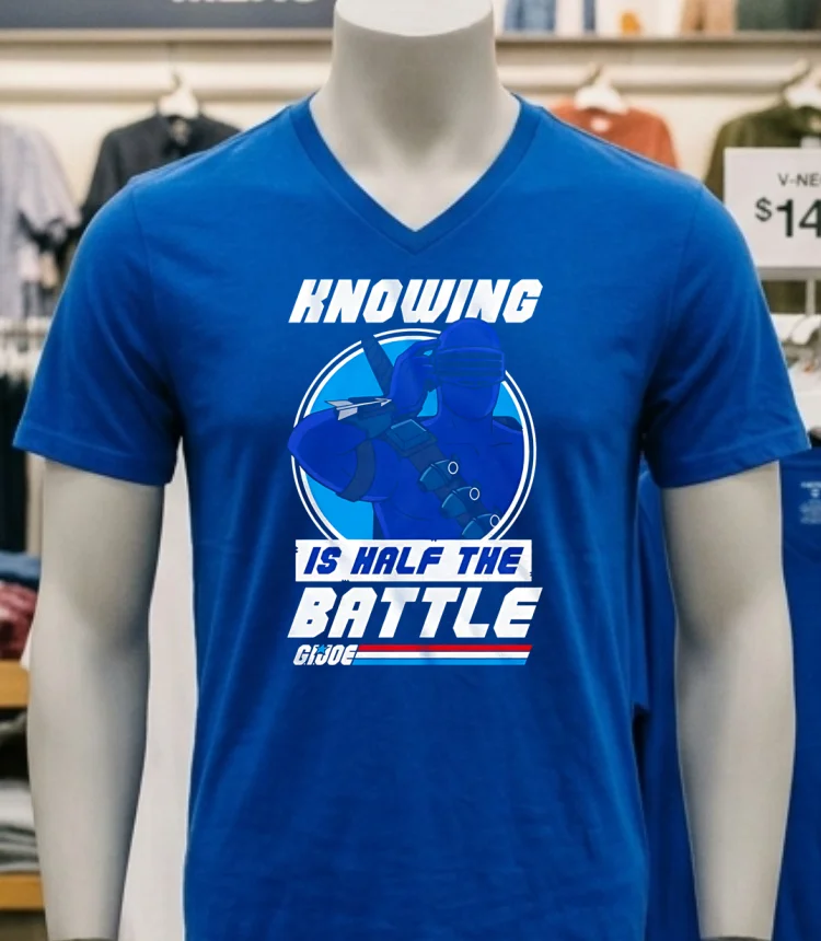Knowing Is Half The Battle Gi Joe Shirt - navy-shirt Knowing Is Half The Battle Gi Joe Shirt Navy Shirt 2