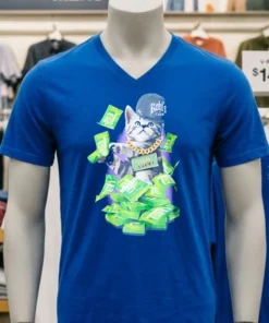 Kohls Cash Kitty Graphic Funny Cat Shirt