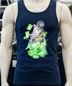 Kohls Cash Kitty Graphic Funny Cat Shirt