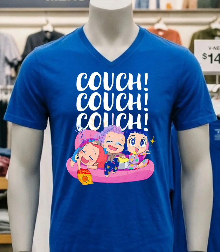 Kpop Demon Hunters Couch Couch Couch Shirt - navy-shirt Kpop Demon Hunters Couch Couch Couch Shirt Navy Shirt 2