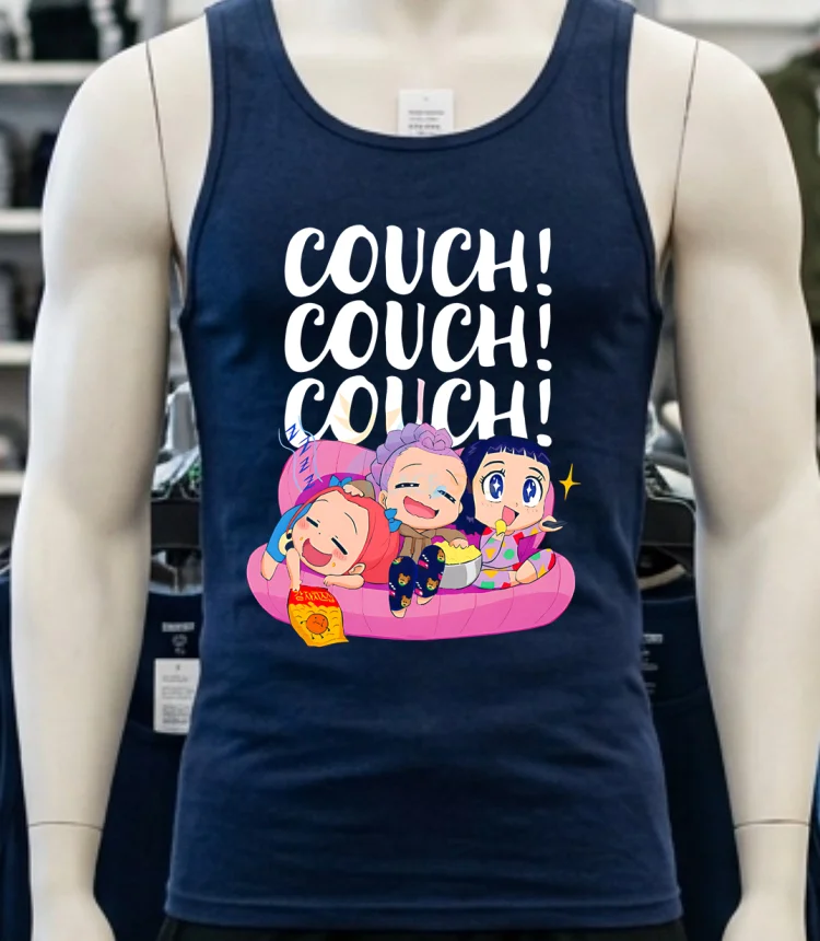 Kpop Demon Hunters Couch Couch Couch Shirt - navy-shirt Kpop Demon Hunters Couch Couch Couch Shirt Navy Shirt