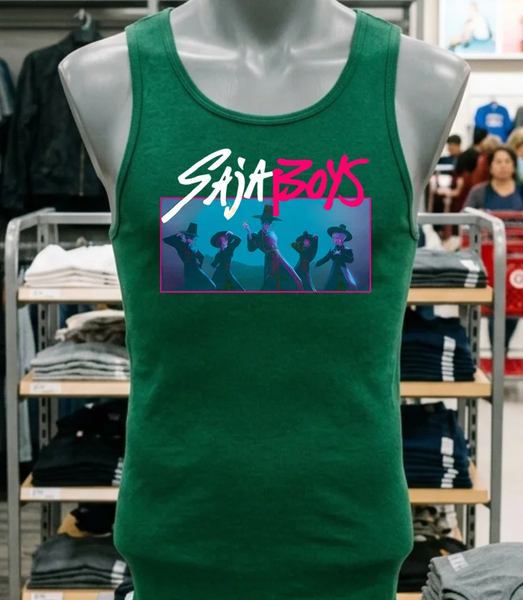 Kpop Demon Hunters Demon Saja Boys Comfort Colors Shirt - green-shirt Kpop Demon Hunters Demon Saja Boys Comfort Colors Shirt Green Shirt