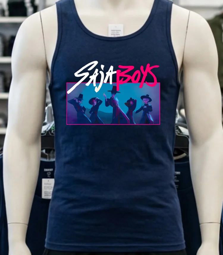 Kpop Demon Hunters Demon Saja Boys Comfort Colors Shirt - navy-shirt Kpop Demon Hunters Demon Saja Boys Comfort Colors Shirt Navy Shirt