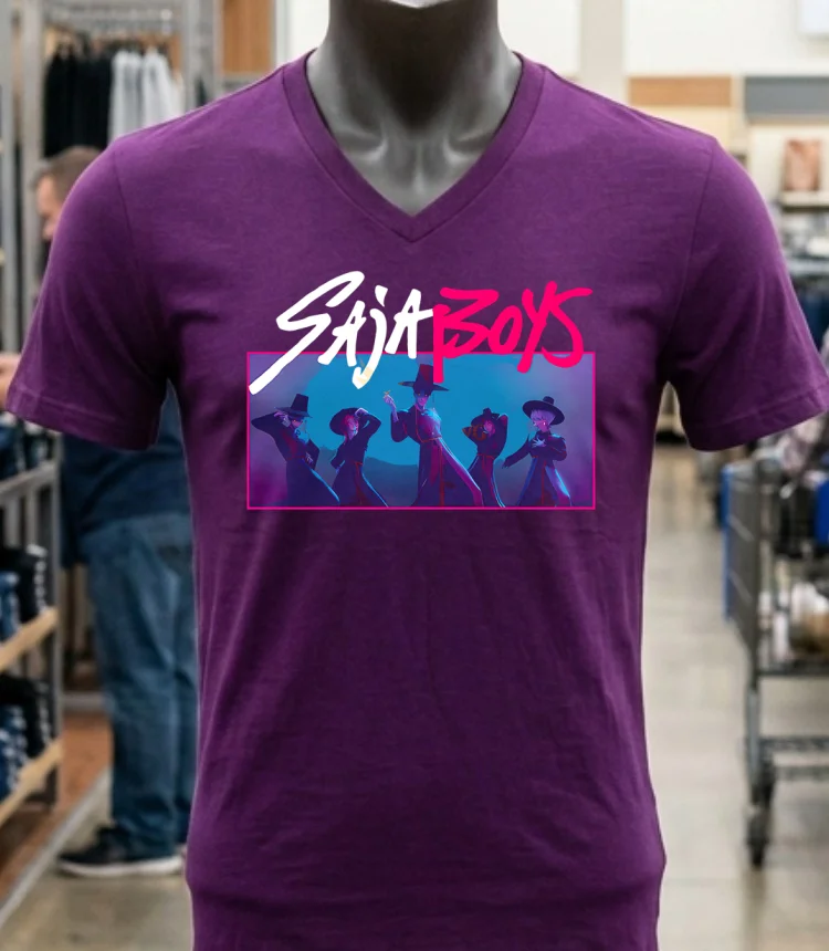 Kpop Demon Hunters Demon Saja Boys Comfort Colors Shirt - purple-shirt Kpop Demon Hunters Demon Saja Boys Comfort Colors Shirt Purple Shirt