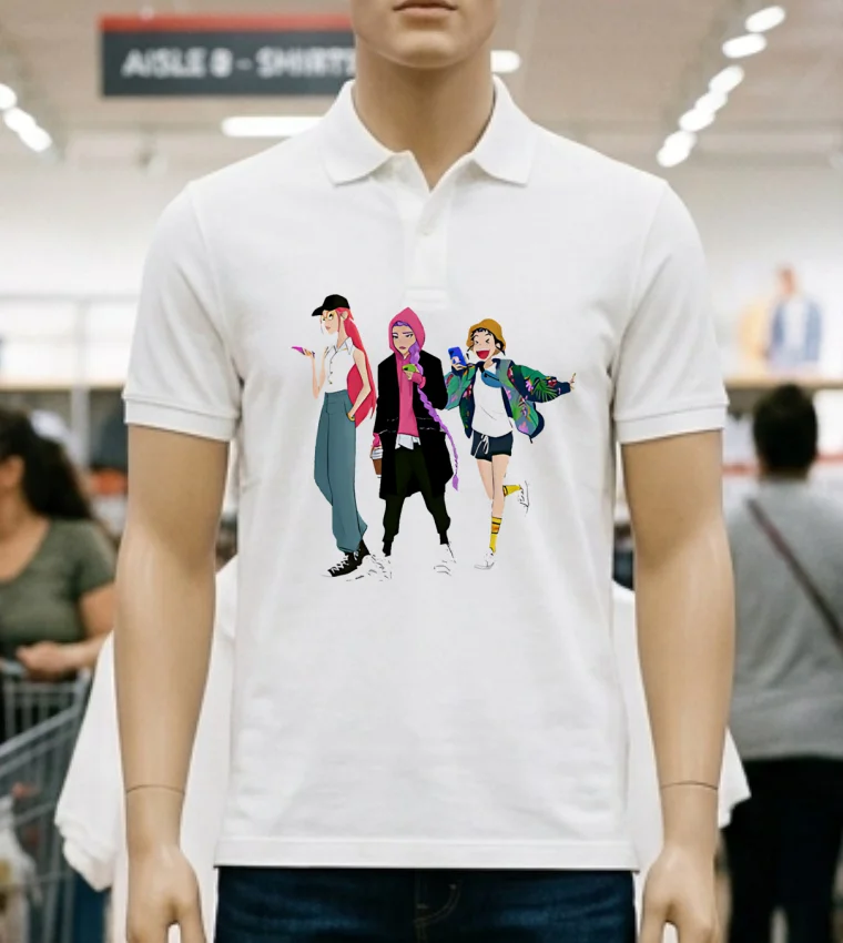 Kpop Demon Hunters Huntr X Off Duty Youth Shirt - white-t-shirt Kpop Demon Hunters Huntr X Off Duty Youth Shirt White T Shirt 2