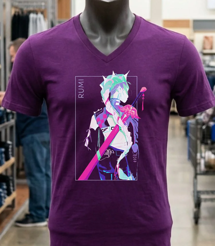 Kpop Demon Hunters Rumi Girl Crush Shirt - purple-shirt Kpop Demon Hunters Rumi Girl Crush Shirt Purple Shirt