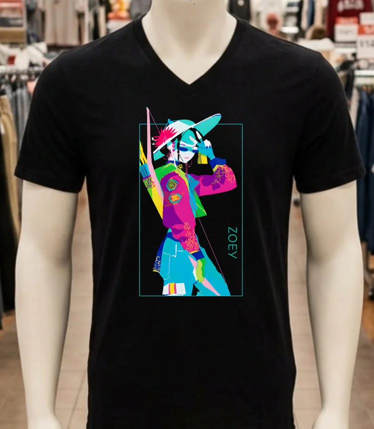 Kpop Demon Hunters Zoey Girl Crush Shirt - balck-shirt Kpop Demon Hunters Zoey Girl Crush Shirt Balck Shirt