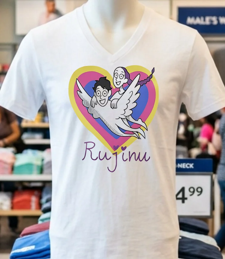 Kpop Hunter Rujinu Baby Meme Shirt - white-t-shirt Kpop Hunter Rujinu Baby Meme Shirt White T Shirt 1