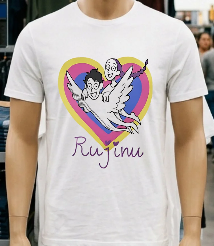 Kpop Hunter Rujinu Baby Meme Shirt - white-t-shirt Kpop Hunter Rujinu Baby Meme Shirt White T Shirt 2