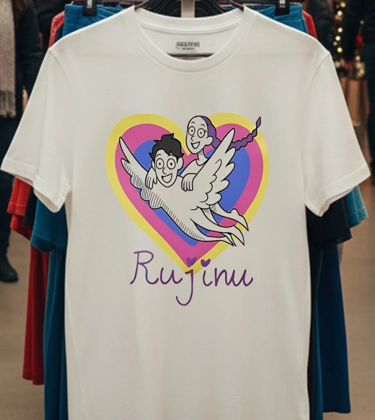 Kpop Hunter Rujinu Baby Meme Shirt - white-t-shirt Kpop Hunter Rujinu Baby Meme Shirt White T Shirt