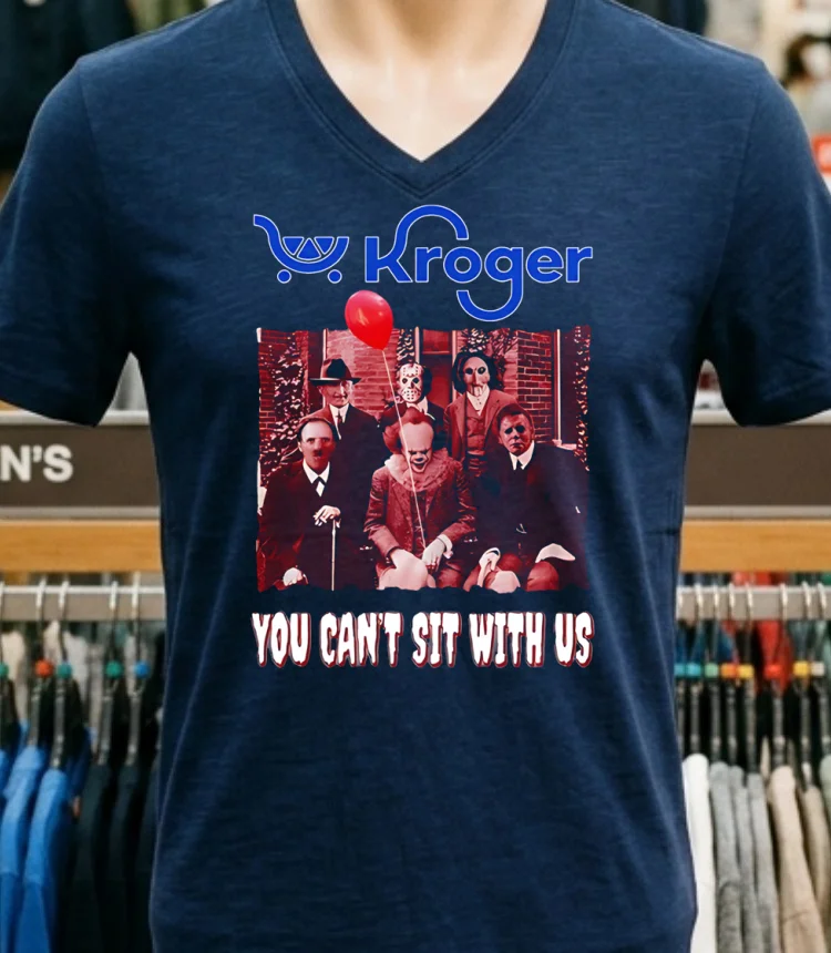 Kroger You Can T Sit With Us Shirt - navy-shirt Kroger You Cant Sit With Us Shirt Navy Shirt 1