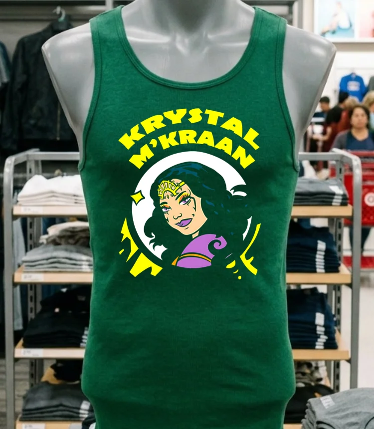 Krystal M Kraan Cartoon Shirt - green-shirt Krystal Mkraan Cartoon Shirt Green Shirt