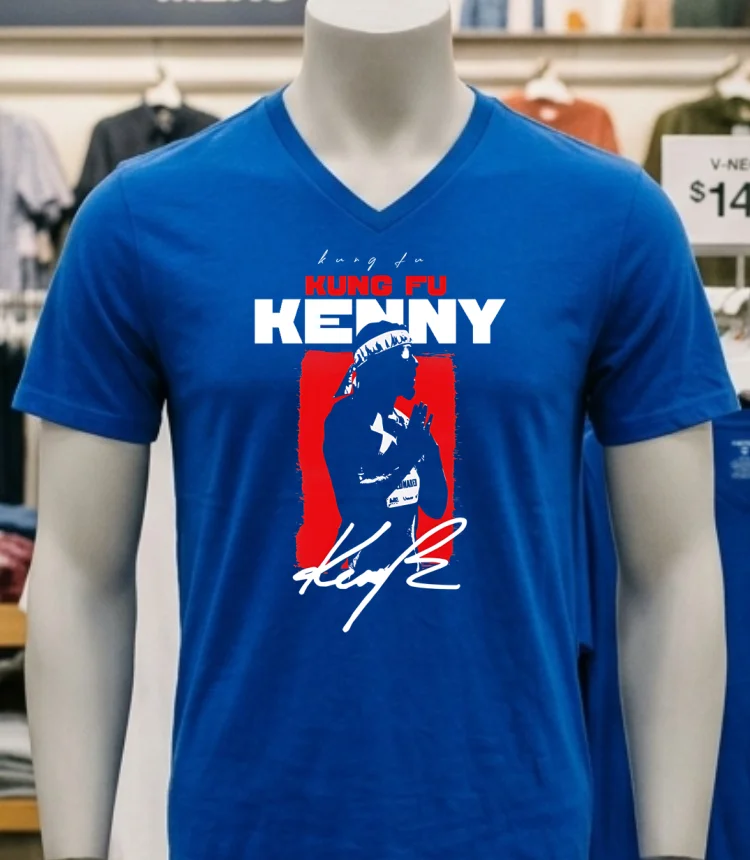 Kung Fu Kenny Signature Shirt - navy-shirt Kung Fu Kenny Signature Shirt Navy Shirt 2
