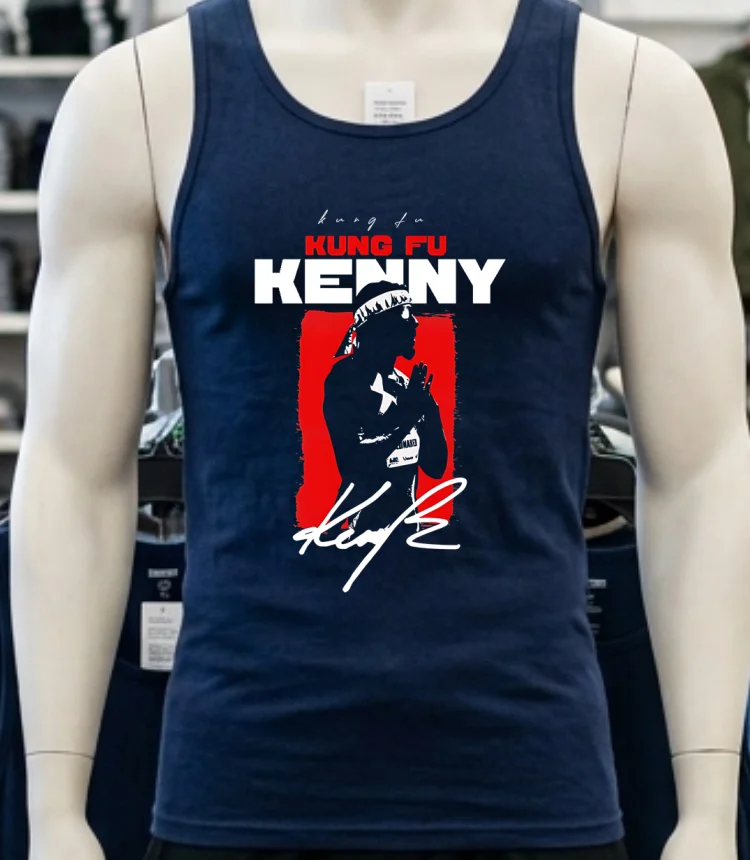 Kung Fu Kenny Signature Shirt Navy Shirt