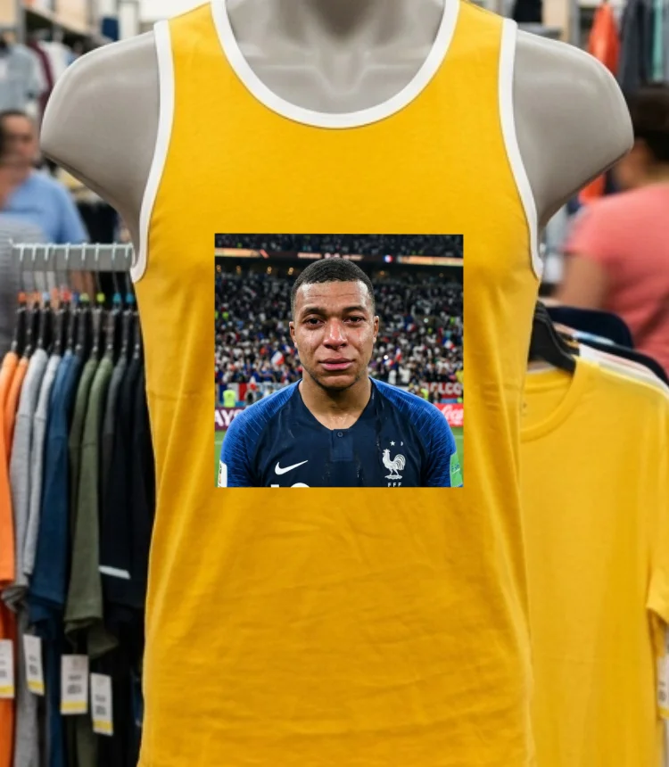 Kylian Mbappe Crying Meme T Shirt Yellow T Shirt