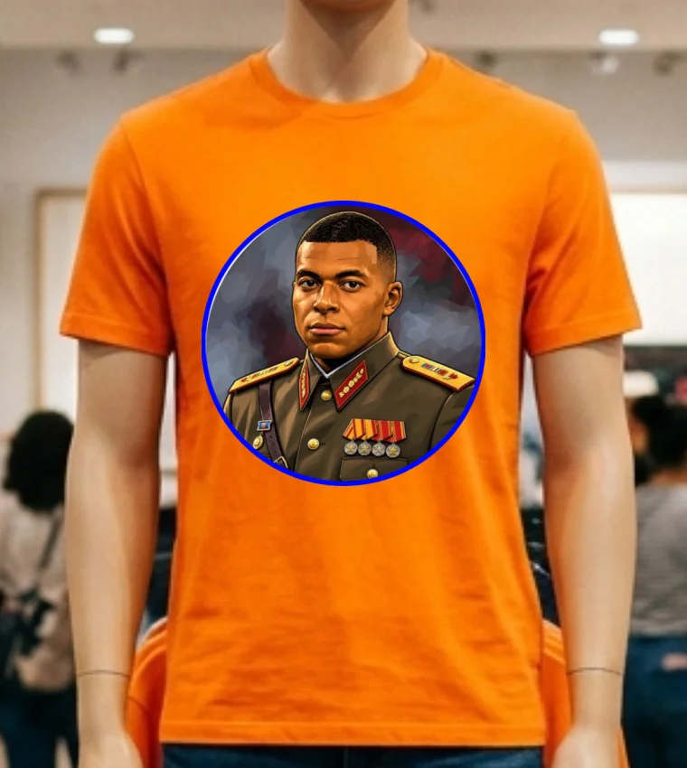 Kylian Mbappe Dictator Meme T Shirt - orange-shirt Kylian Mbappe Dictator Meme T Shirt Orange Shirt