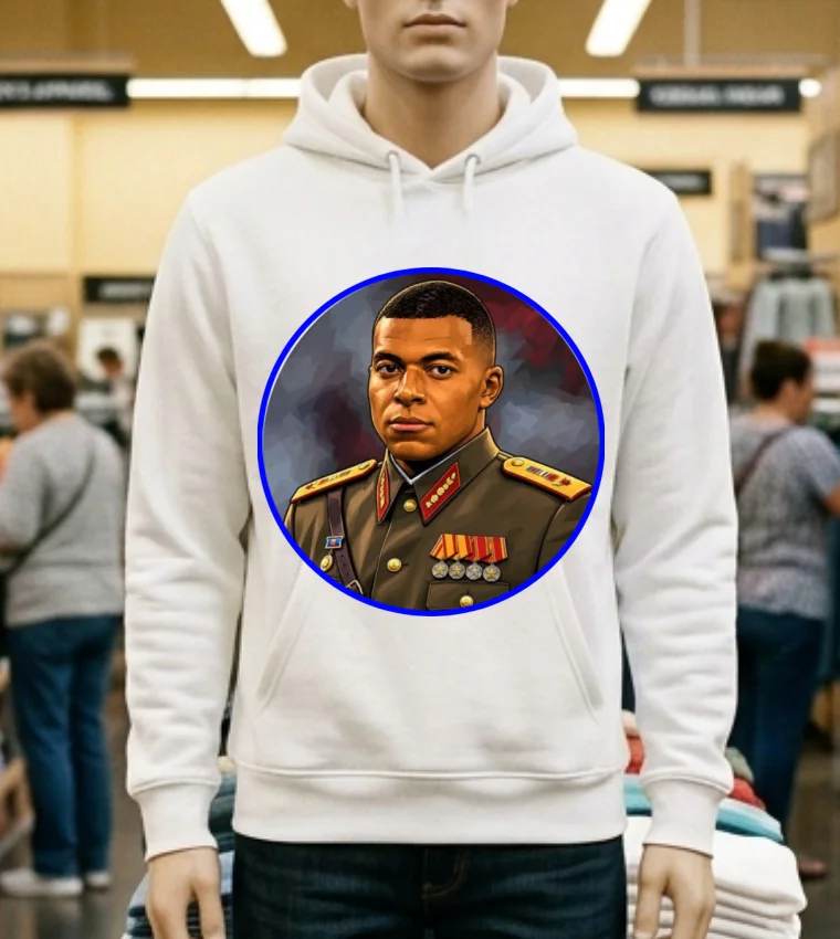Kylian Mbappe Dictator Meme T Shirt - white-t-shirt Kylian Mbappe Dictator Meme T Shirt White T Shirt 1