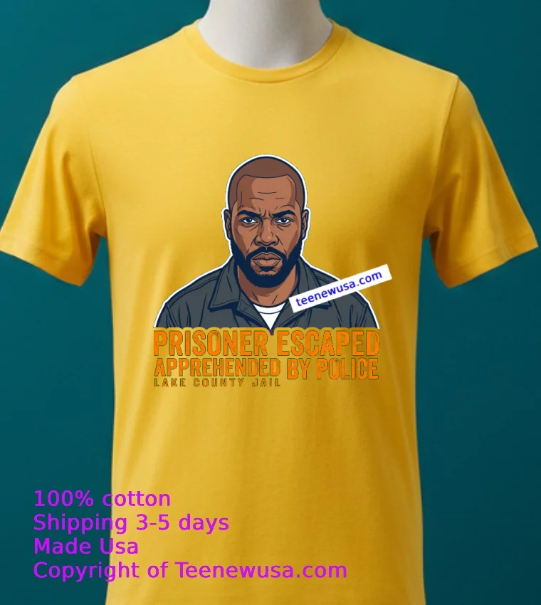 Lake County Has Been Arrested By Police T Shirt Yellow T Shirt 2
