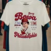 Larry Bowa Philadelphia Comic 5 Time All Star Player Shirt White T Shirt
