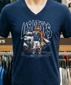 Las Vegas Football Pirate Skeleton Shirt