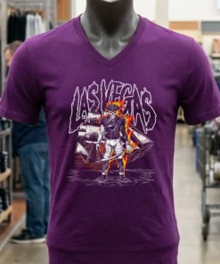 Las Vegas Football Pirate Skeleton Shirt