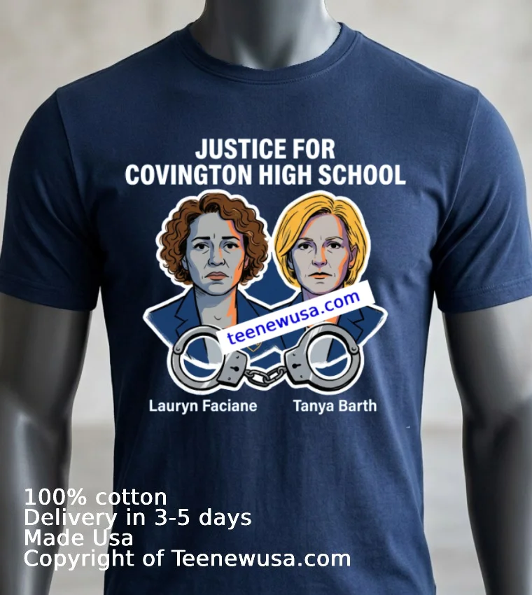Lauryn Faciane And Tanya Barth Of Covington High School Have Been Arrested T Shirt (1) - navy-shirt 3 Lauryn Faciane And Tanya Barth Of Covington High School Have Been Arrested T Shirt 1 Navy Shirt 3