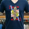 Leatherface 74 Horror Halloween Shirt Navy Shirt 1