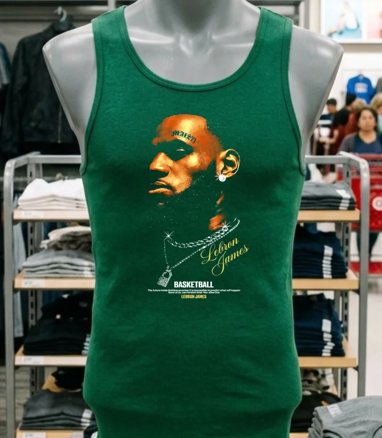 Lebron James Basketball Trinity Rodman Camiseta Shirt - green-shirt Lebron James Basketball Trinity Rodman Camiseta Shirt Green Shirt