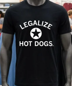 Legalize Hot Dogs Star Shirt