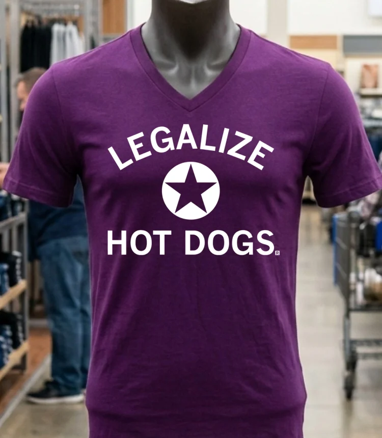 Legalize Hot Dogs Star Shirt - purple-shirt Legalize Hot Dogs Star Shirt Purple Shirt 1