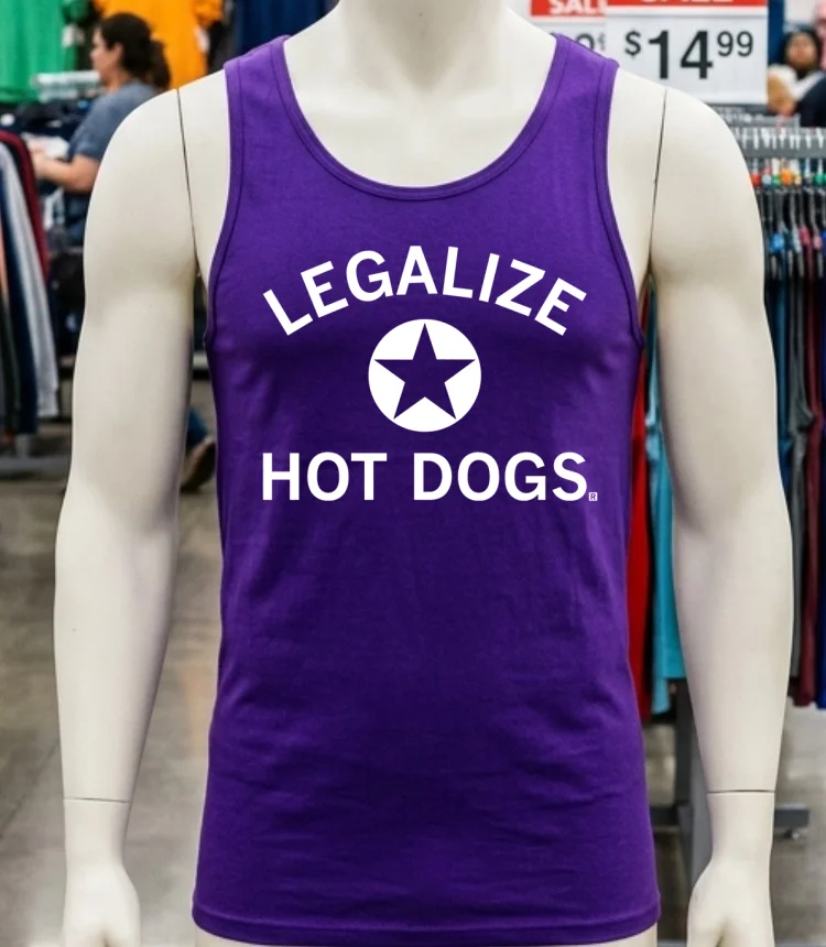 Legalize Hot Dogs Star Shirt - purple-shirt Legalize Hot Dogs Star Shirt Purple Shirt