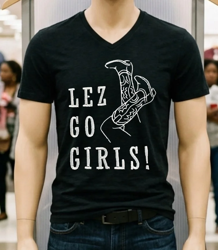 Lez Go Girl Shirt Balck Shirt 2