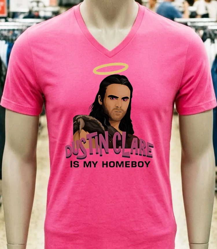 Liam Dustin Clare Is My Homeboy Funny Fan Shirt - pink-t-shirt Liam Dustin Clare Is My Homeboy Funny Fan Shirt Pink T Shirt