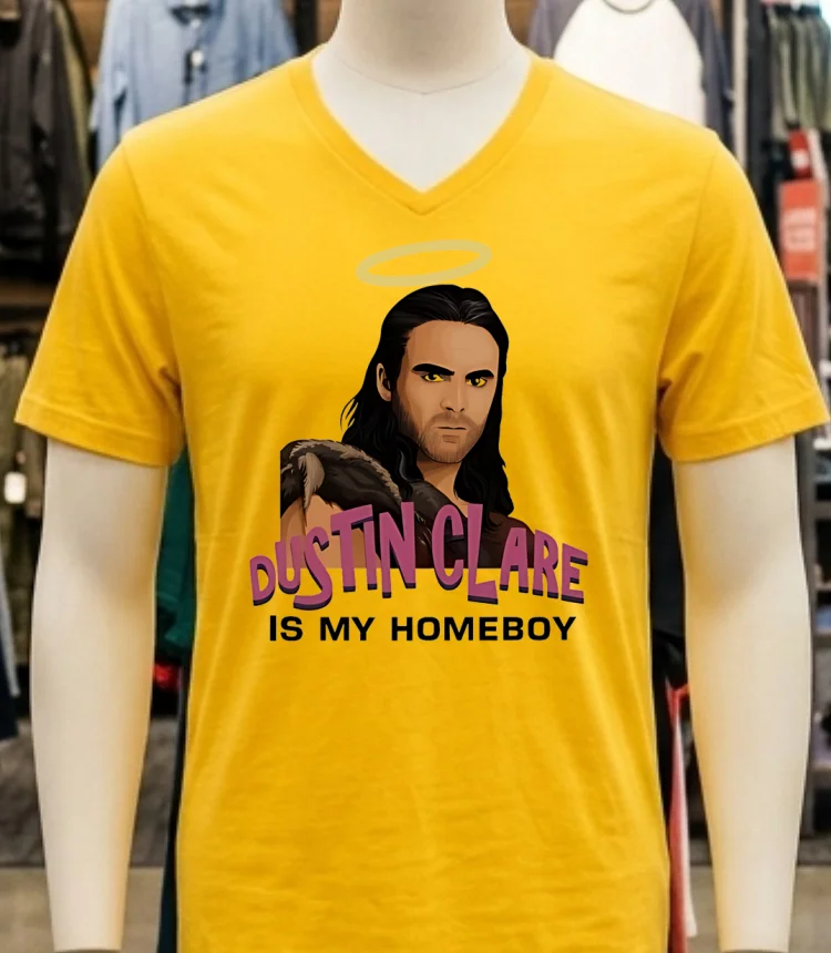 Liam Dustin Clare Is My Homeboy Funny Fan Shirt - yellow-t-shirt Liam Dustin Clare Is My Homeboy Funny Fan Shirt Yellow T Shirt