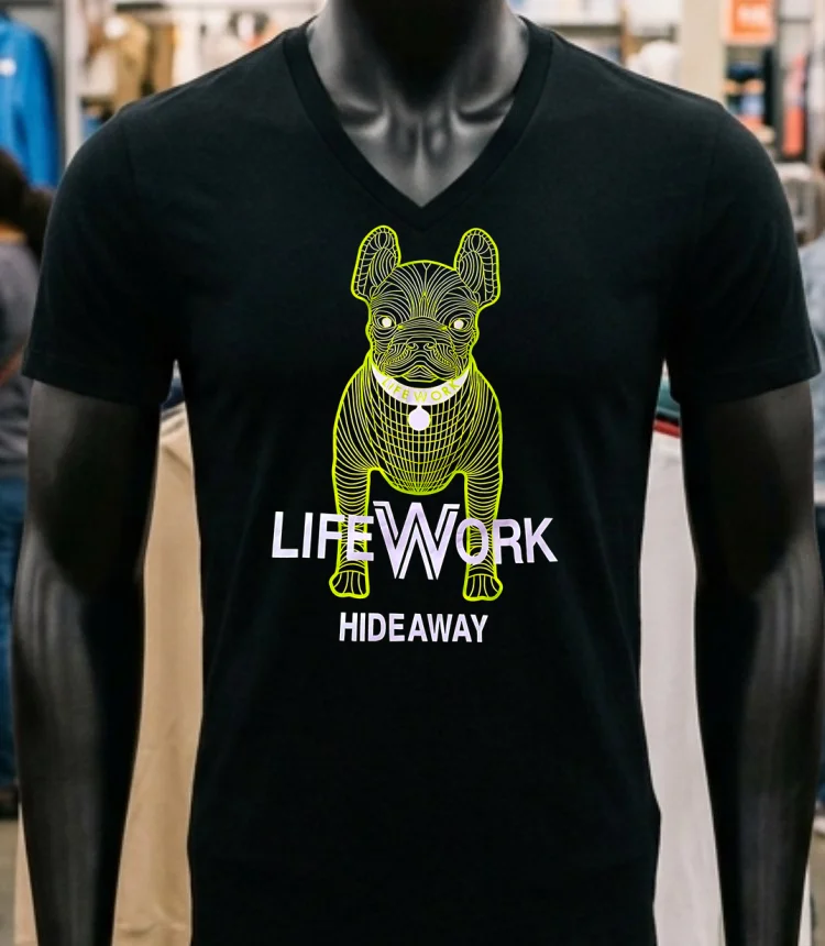 Lifework Hideaway Dog Shirt - balck-shirt Lifework Hideaway Dog Shirt Balck Shirt 1