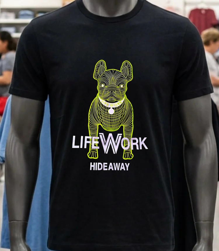 Lifework Hideaway Dog Shirt - balck-shirt Lifework Hideaway Dog Shirt Balck Shirt