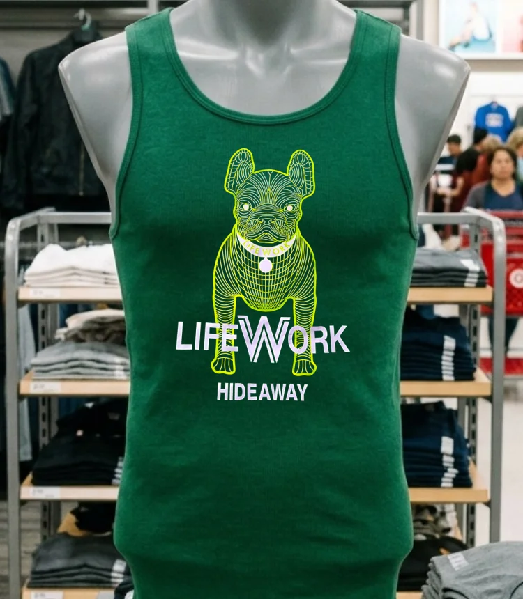 Lifework Hideaway Dog Shirt - green-shirt Lifework Hideaway Dog Shirt Green Shirt