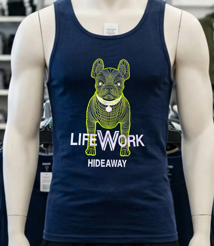 Lifework Hideaway Dog Shirt - navy-shirt Lifework Hideaway Dog Shirt Navy Shirt