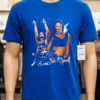 Lita 25th Anniversary Wwe Signature Shirt Blue Shirt