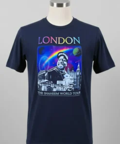 London The Shaheem World Tour Coldplay Wembley Shirt