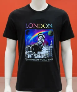London The Shaheem World Tour Coldplay Wembley Shirt
