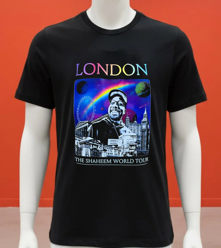 London The Shaheem World Tour Coldplay Wembley Shirt - balck-shirt London The Shaheem World Tour Coldplay Wembley Shirt Balck Shirt