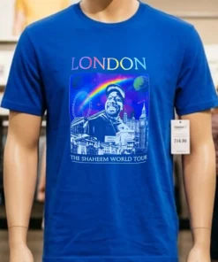 London The Shaheem World Tour Coldplay Wembley Shirt